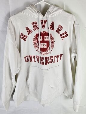H&M Harvard University Hoodie Sweatshirt Womens L Academia Gorpcore College